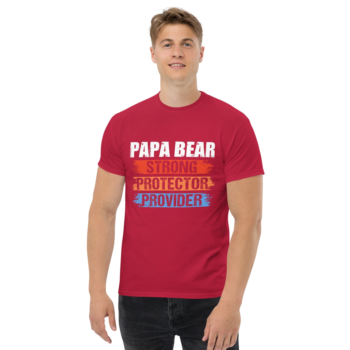 Papa Bear Strong Protector Provider Men's classic tee
