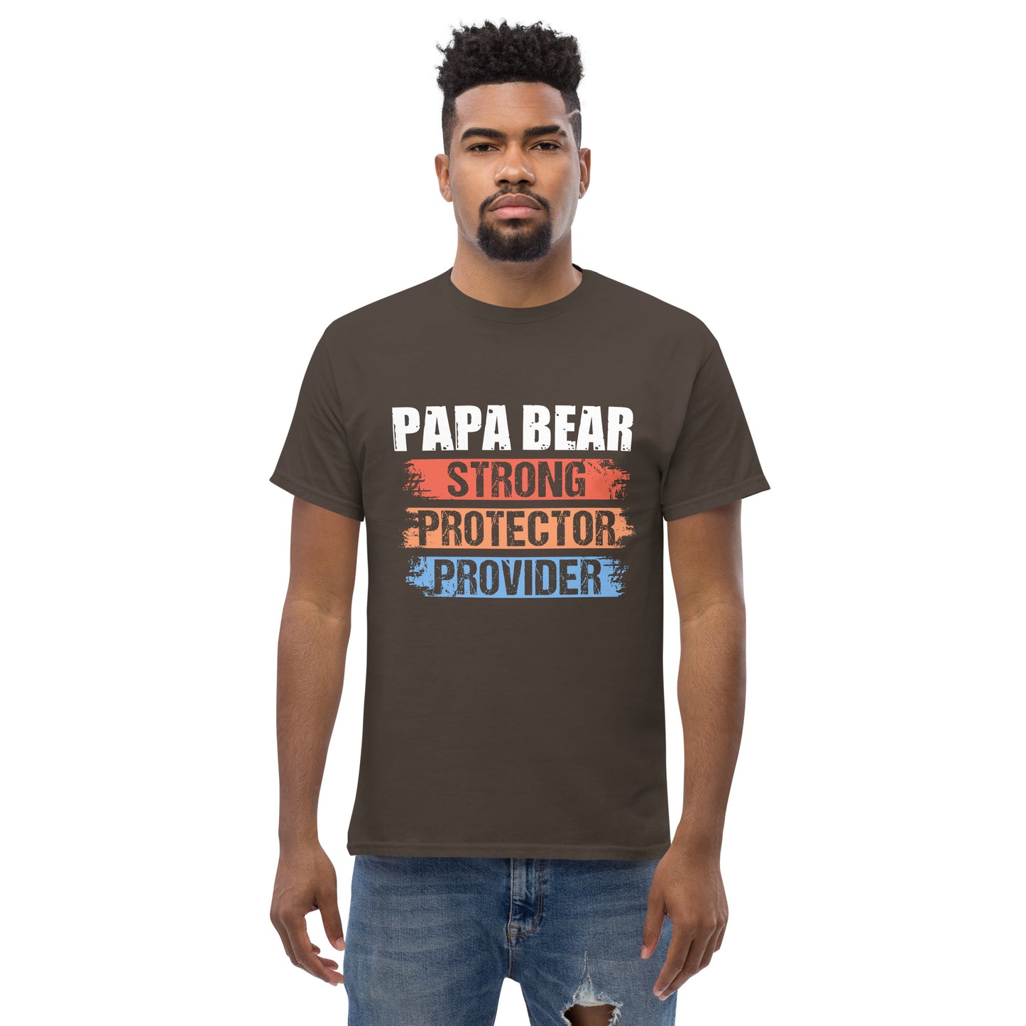 Papa Bear Strong Protector Provider Men's classic tee