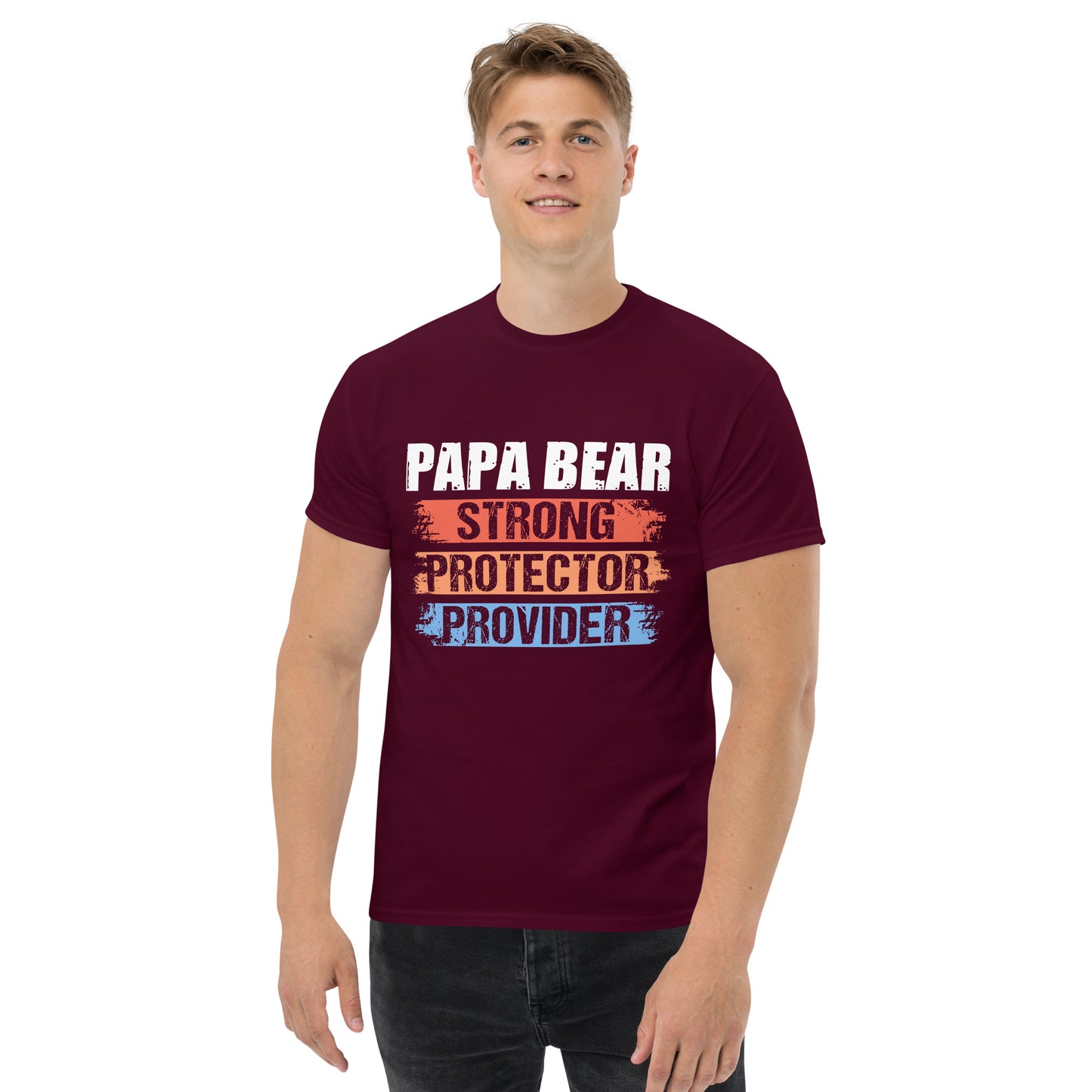 Papa Bear Strong Protector Provider Men's classic tee