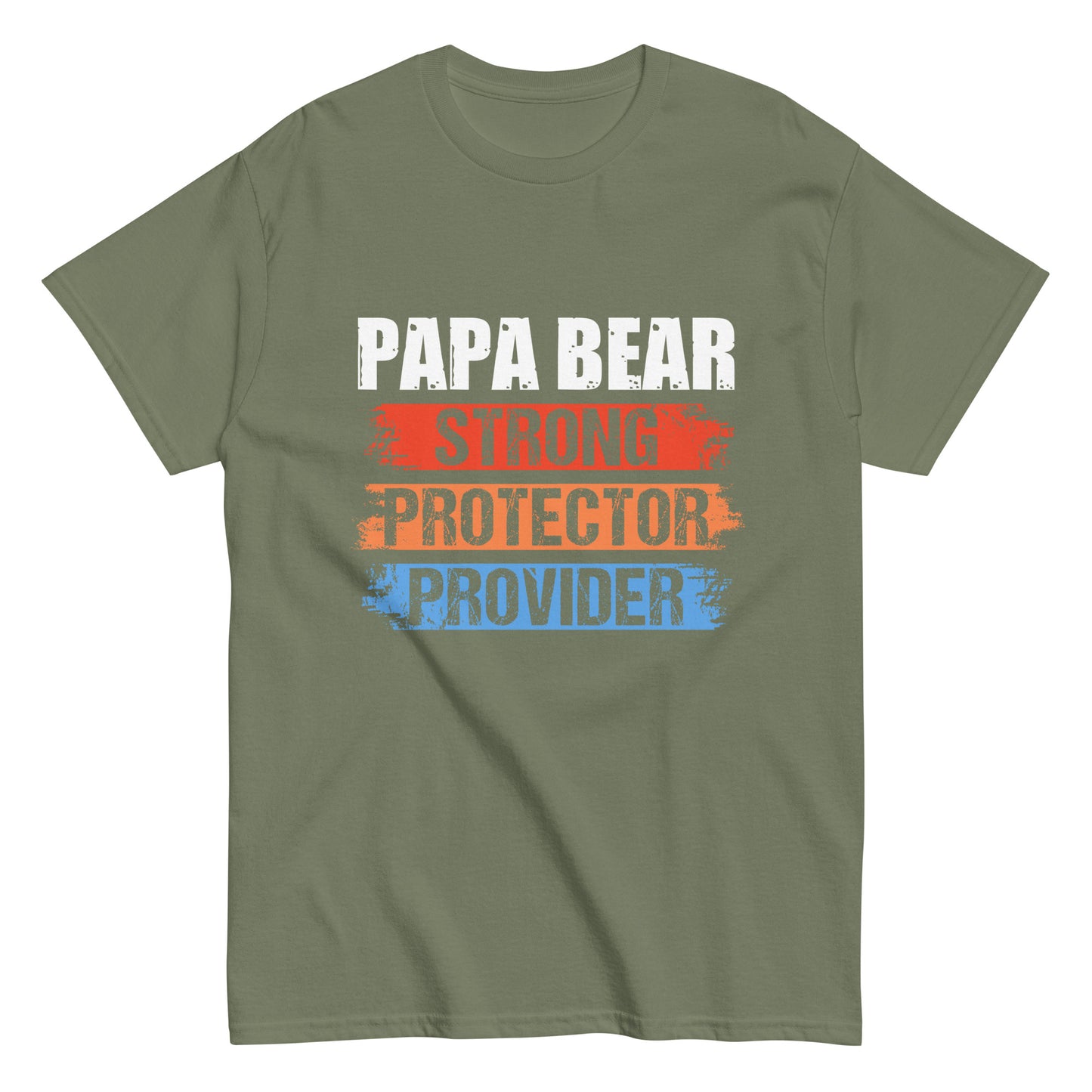 Papa Bear Strong Protector Provider Men's classic tee