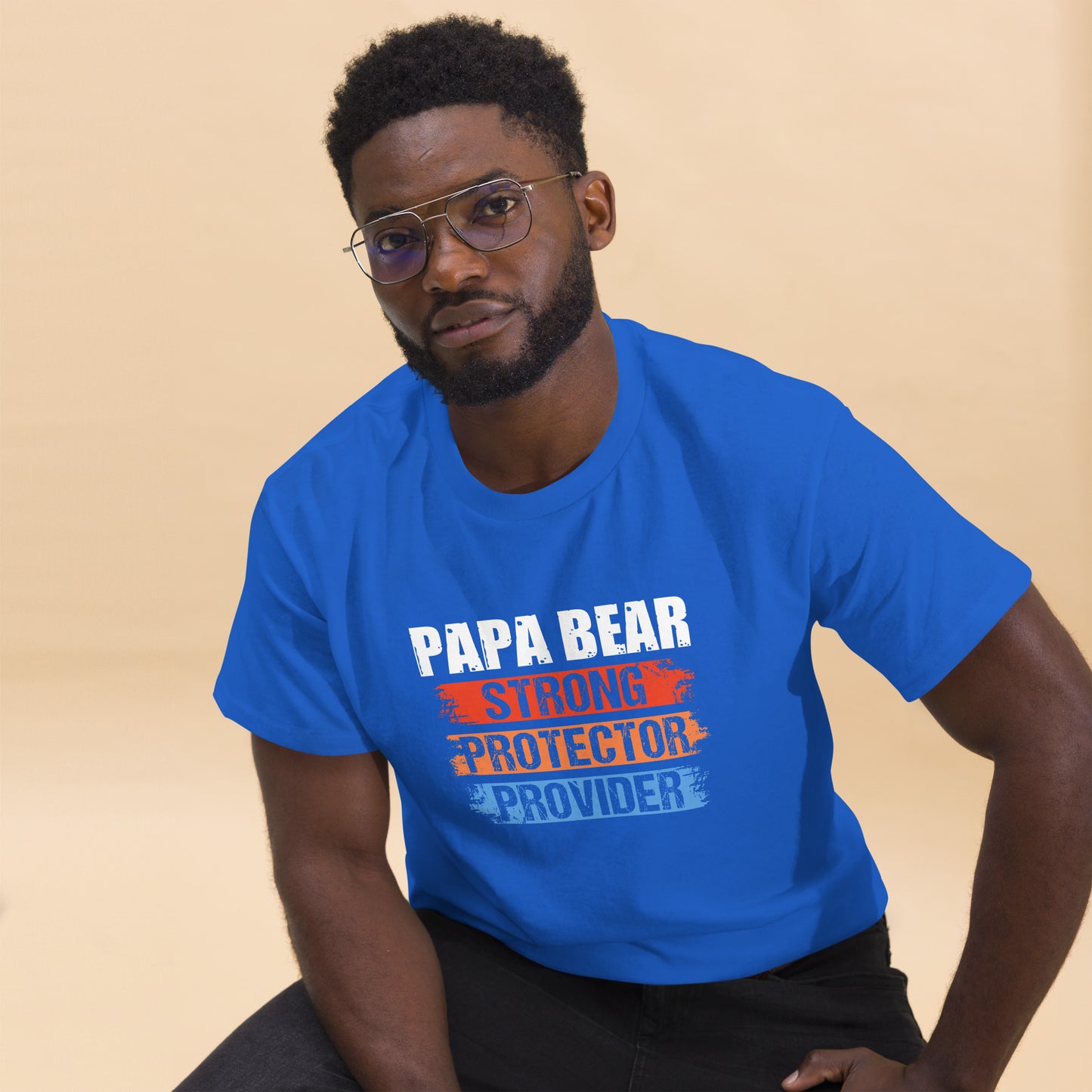 Papa Bear Strong Protector Provider Men's classic tee