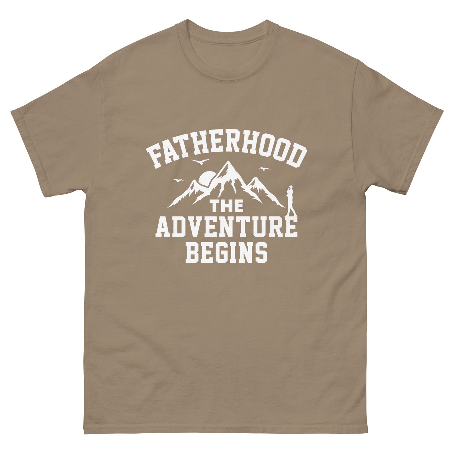 Fatherhood Adventure Begins Men's classic tee