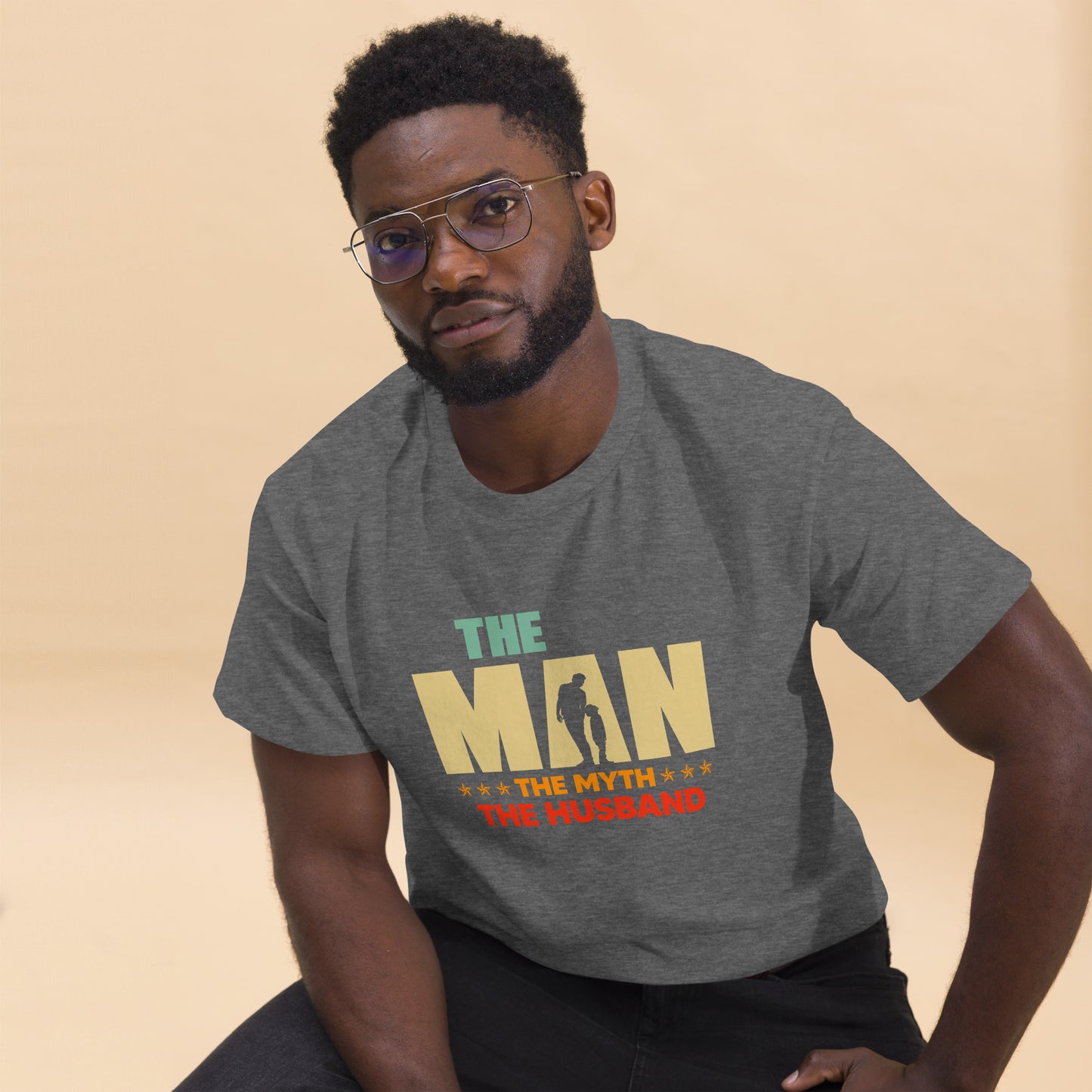 The Man The Myth The Husband Men's classic tee