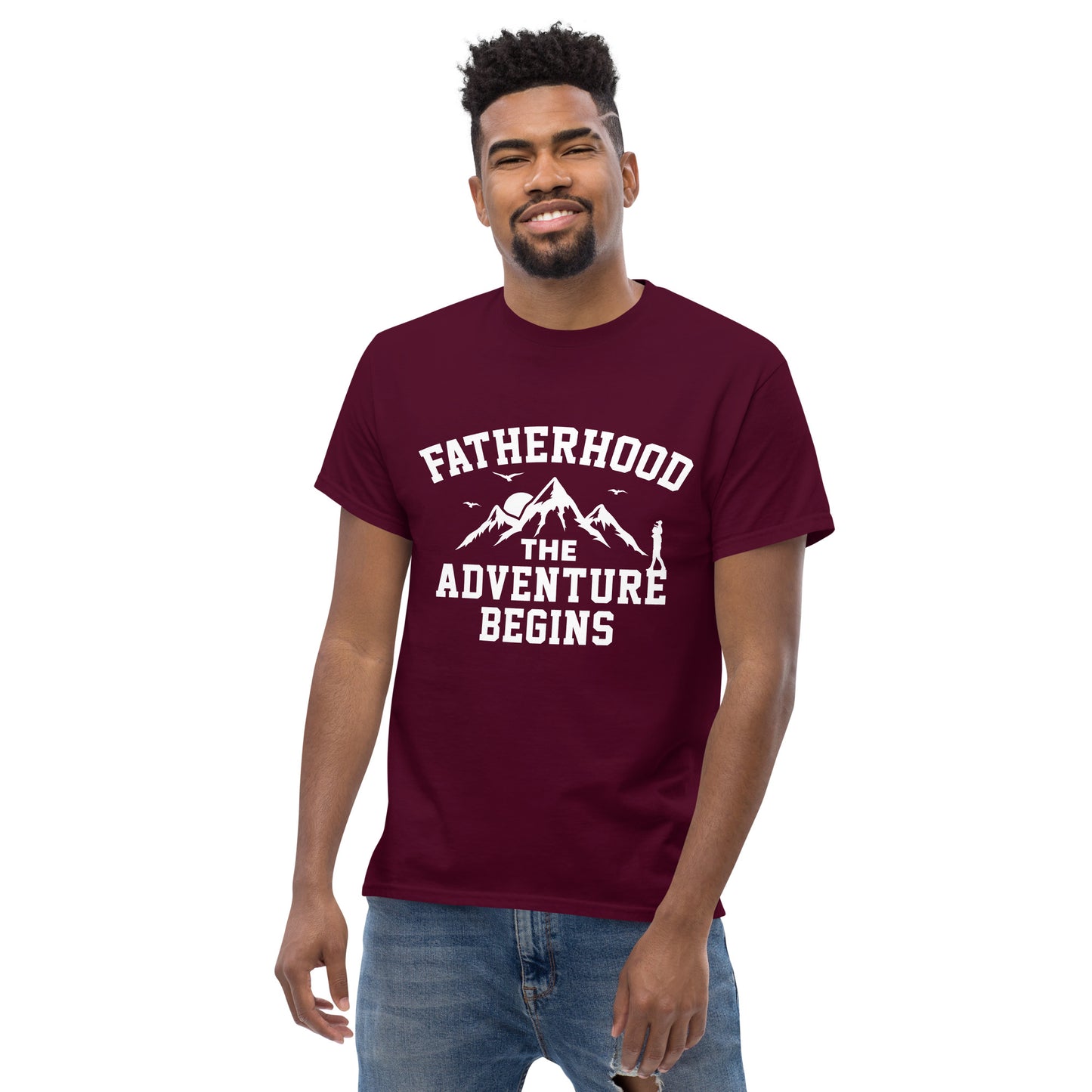 Fatherhood Adventure Begins Men's classic tee