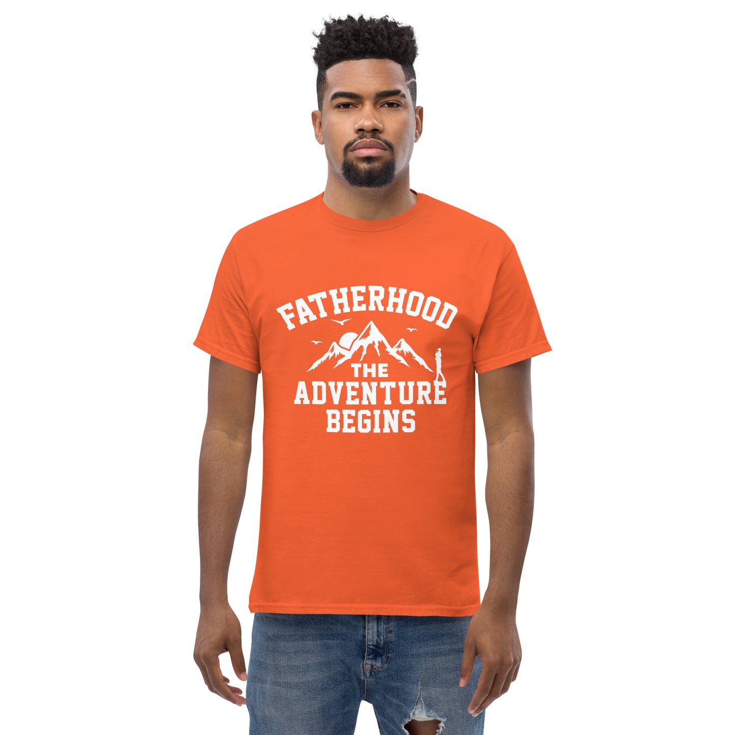 Fatherhood Adventure Begins Men's classic tee