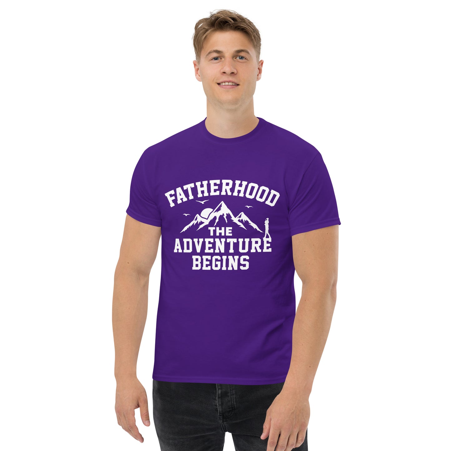 Fatherhood Adventure Begins Men's classic tee