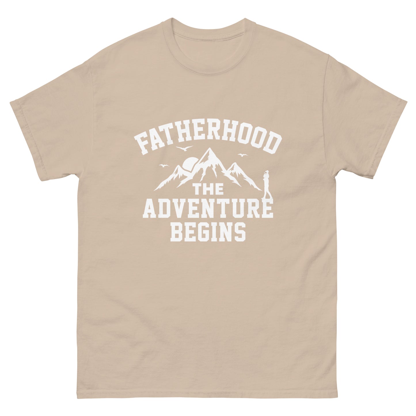 Fatherhood Adventure Begins Men's classic tee