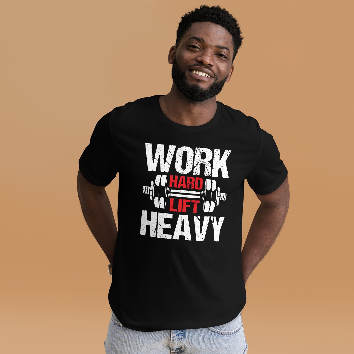 Work Hard Lift Heavy Unisex T-shirt