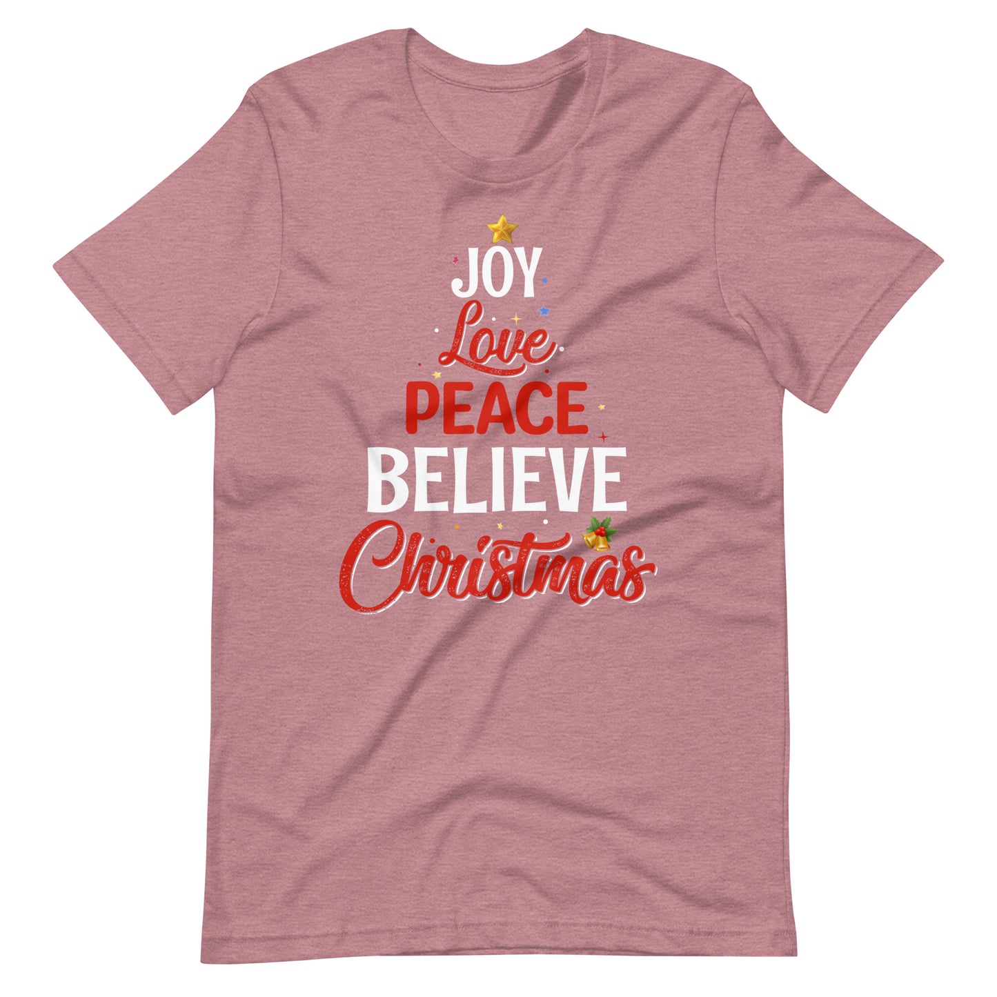 Joy, Love, Peace, Believe, Christmas