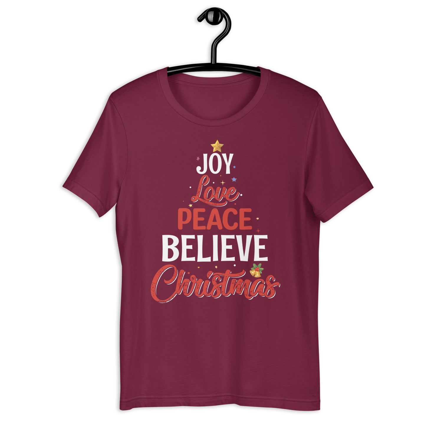 Joy, Love, Peace, Believe, Christmas