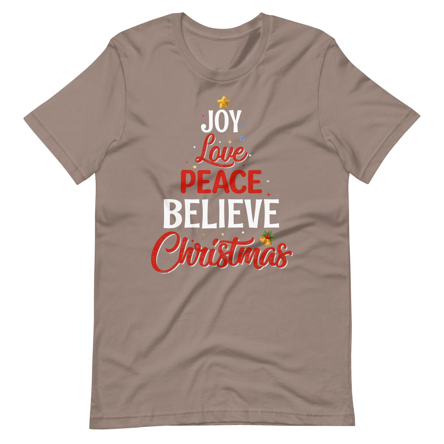 Joy, Love, Peace, Believe, Christmas