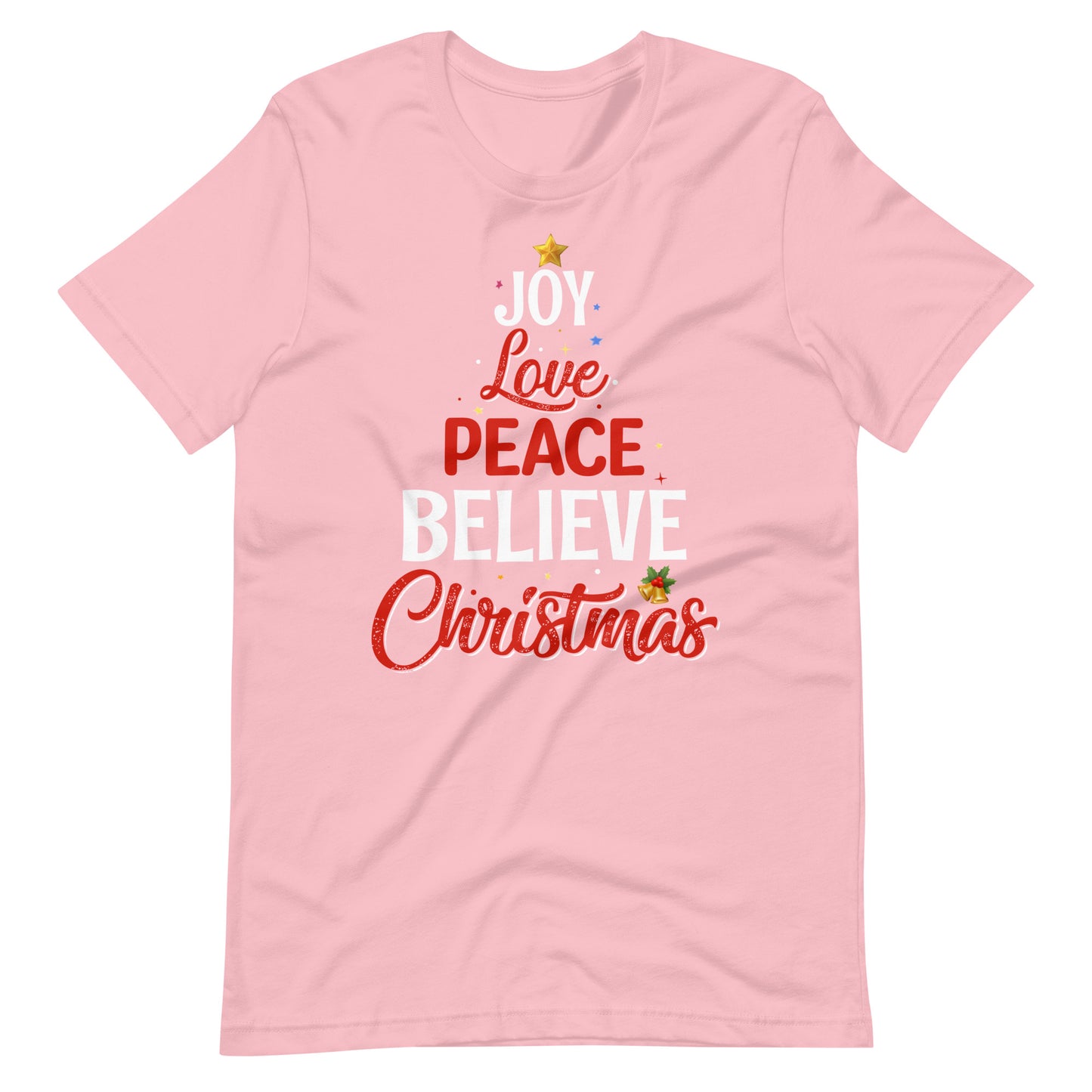 Joy, Love, Peace, Believe, Christmas